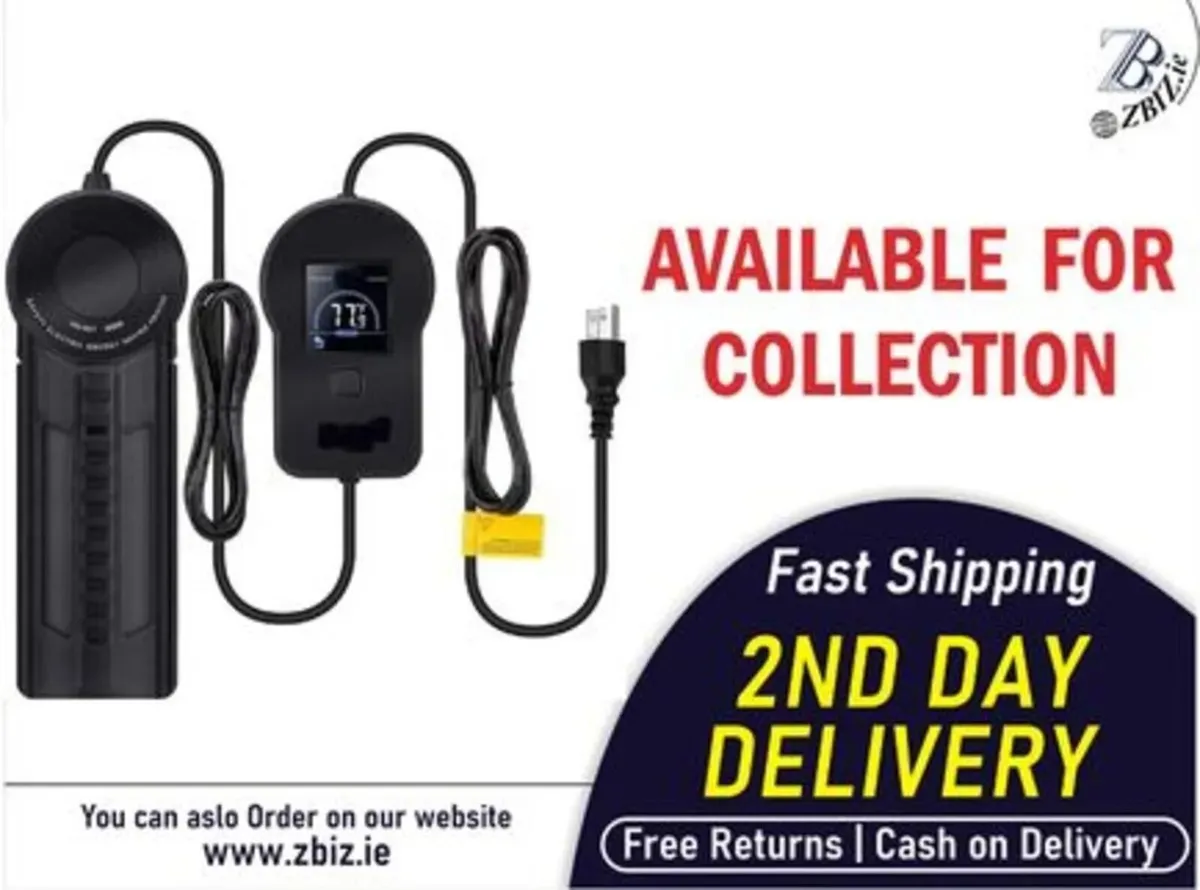 800w Aquarium Heater, Submersible Fish Tank Water - Image 1