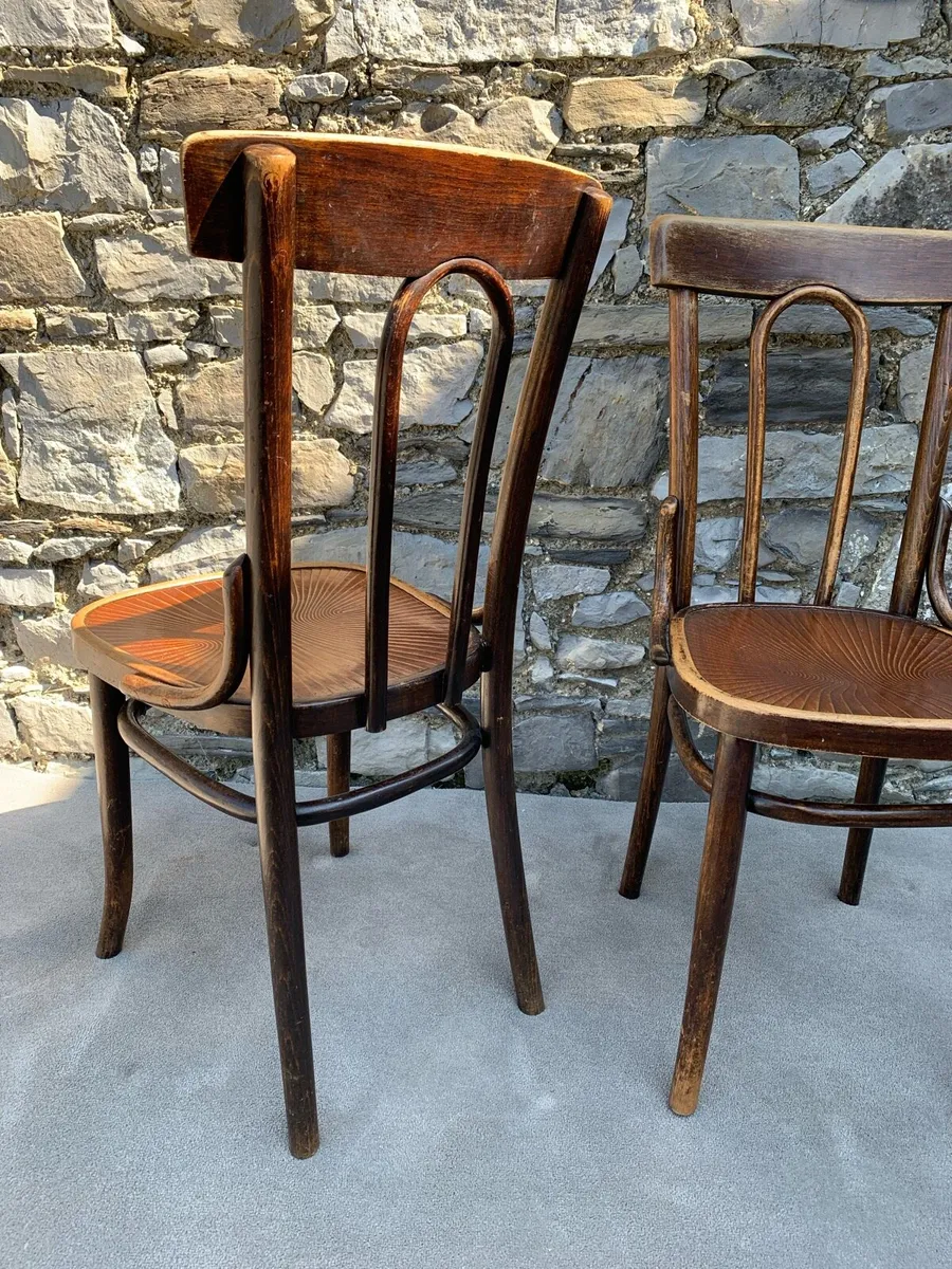 Pair of Thonet bentwood dining chairs. - Image 4