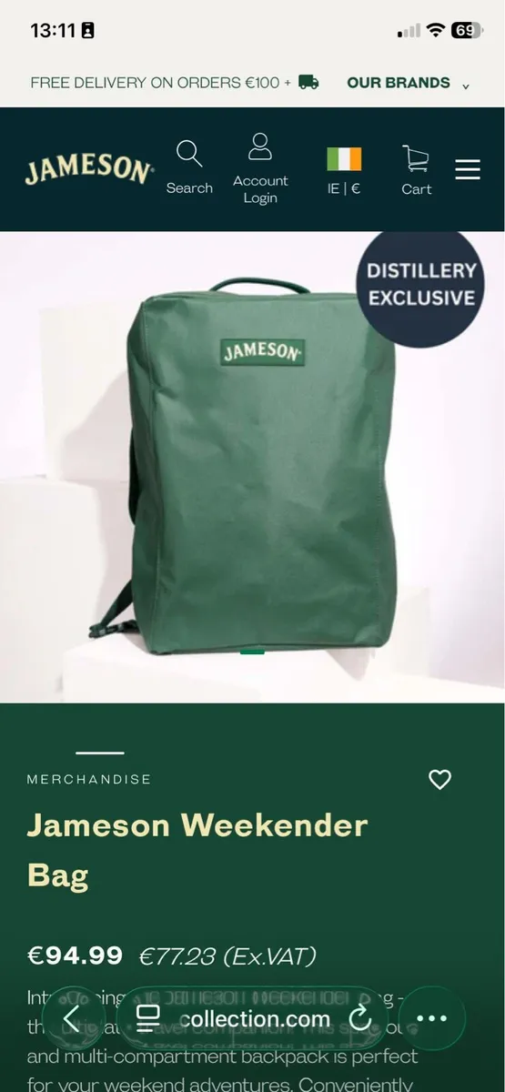 Jameson Weekender Backpack