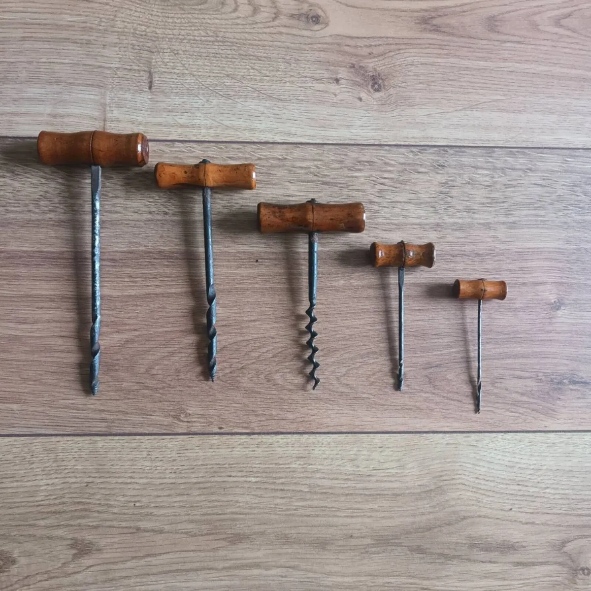 Vintage wood augers - Image 1