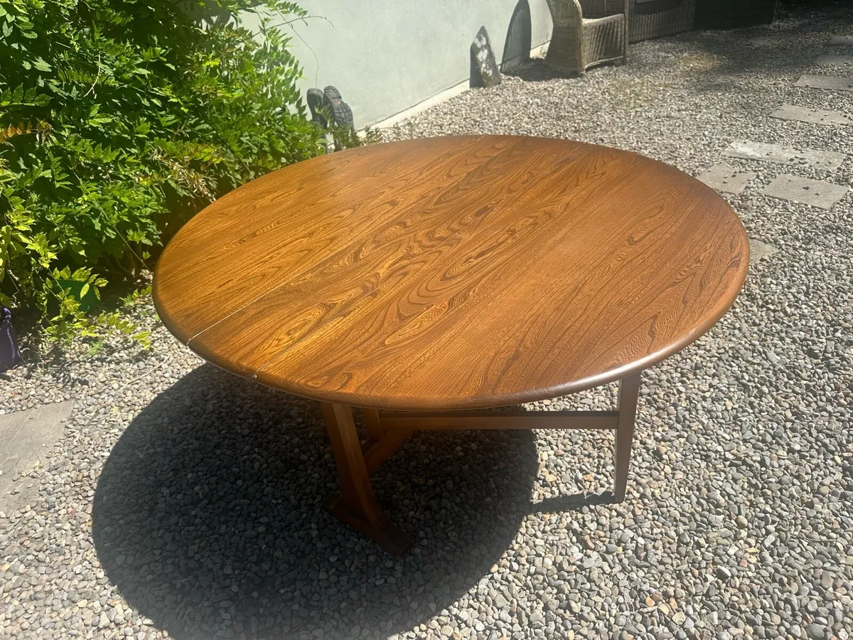 ERCOL drop leaf table - Image 2