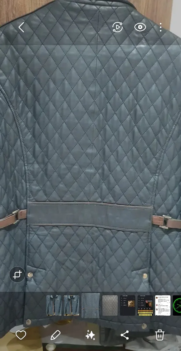 Leather men jacket - Image 3