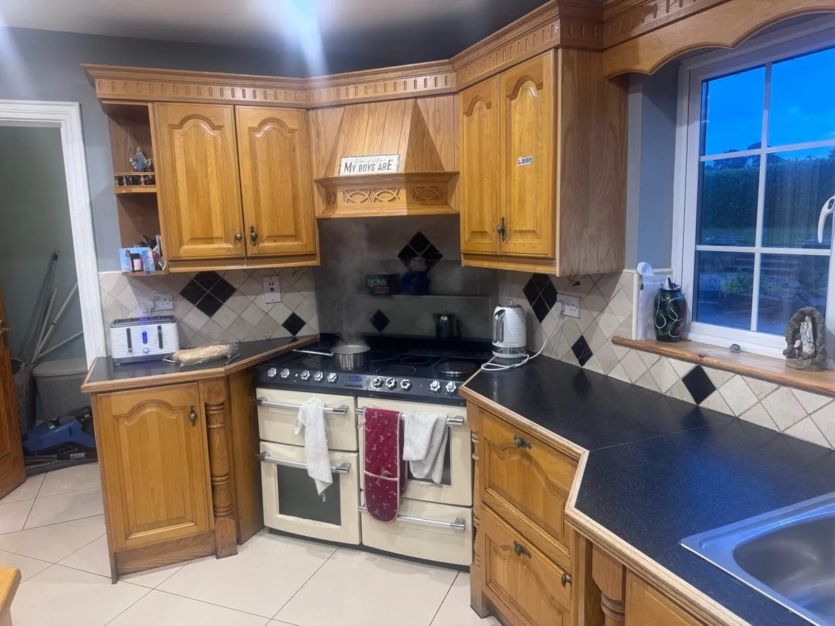 Solid oak kitchen for sale - Image 2
