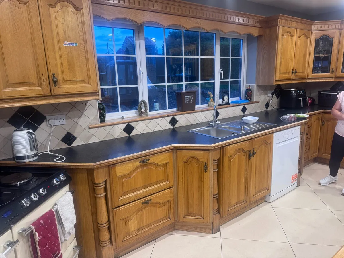 Solid oak kitchen for sale - Image 4