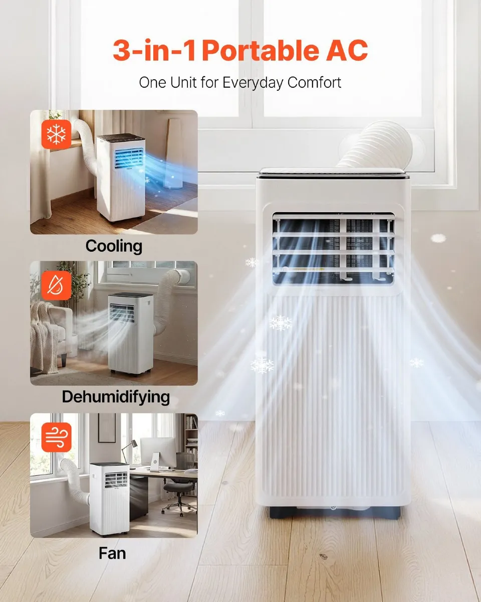 Portable Air Conditioner,7000 BTU 2kW 3-in-1 Stand - Image 3