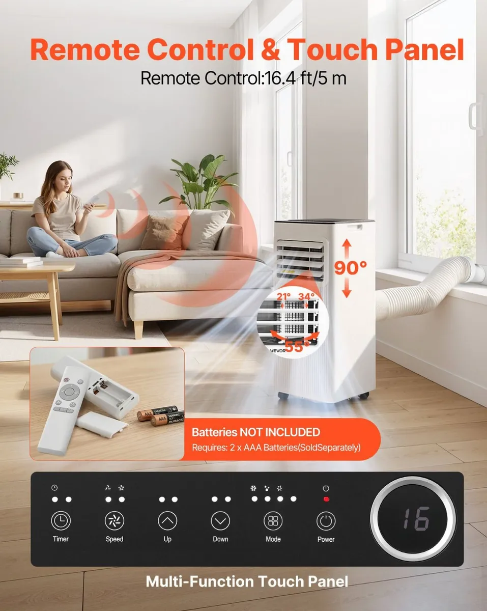 Portable Air Conditioner,7000 BTU 2kW 3-in-1 Stand - Image 2