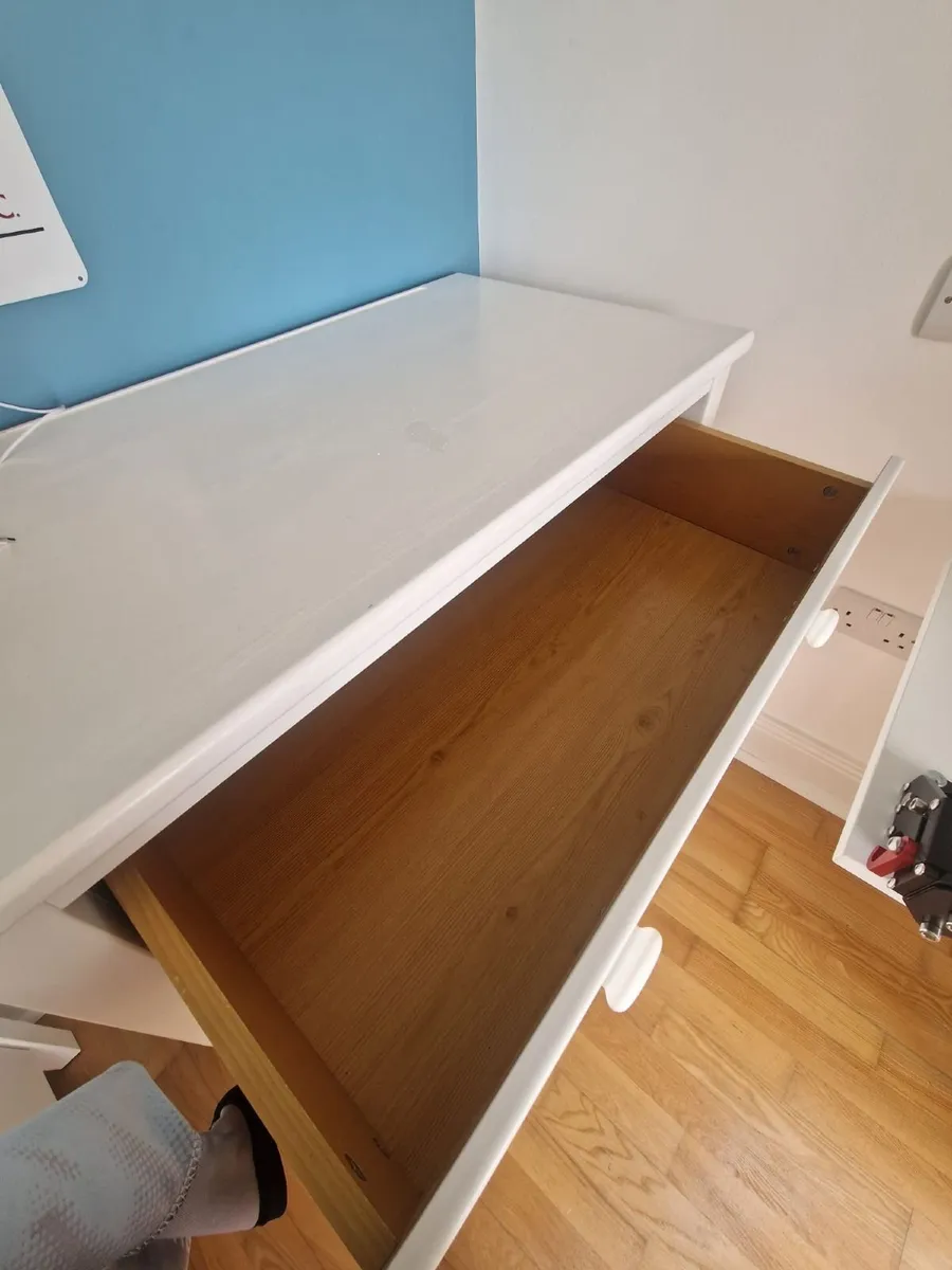 Mamas & Papas White Wardrobe & Drawers - Excellent - Image 4