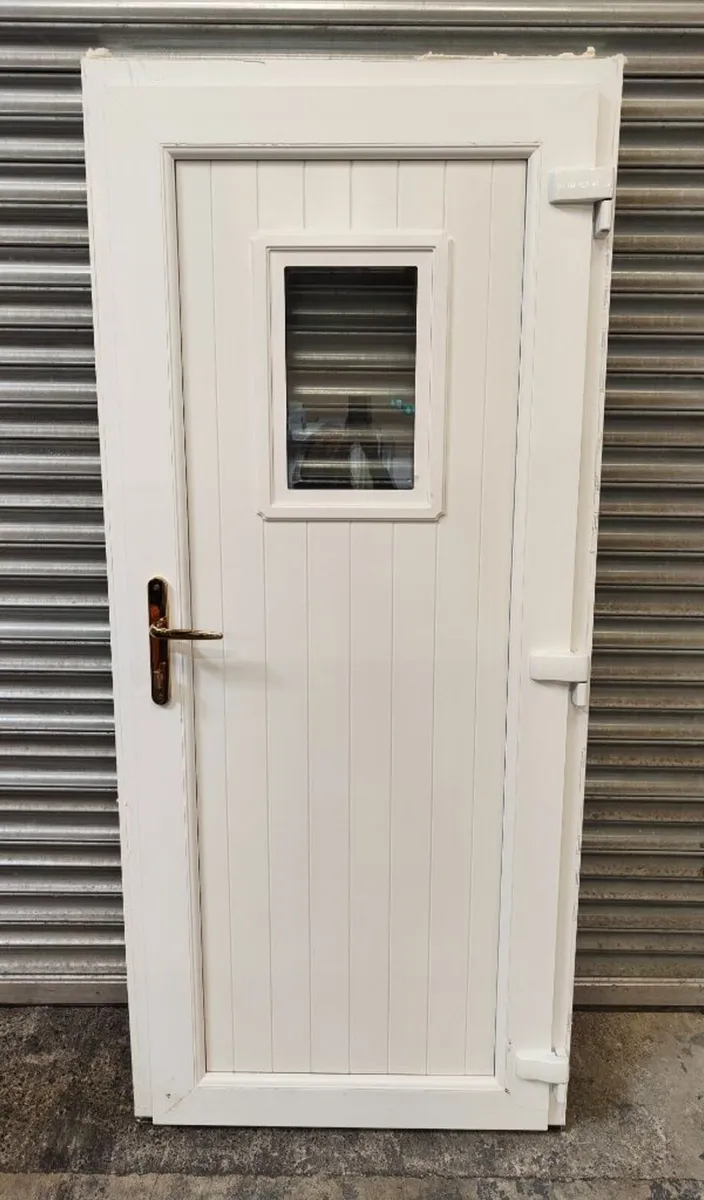 uPVC Door Light Oak - 900 x 2050 mm - Image 2