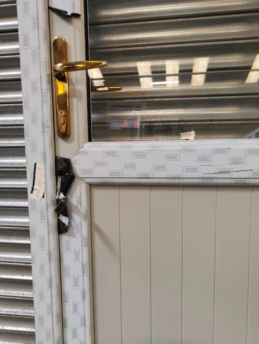 uPVC Door - Agate Grey - 770 x 2090mm - Image 2
