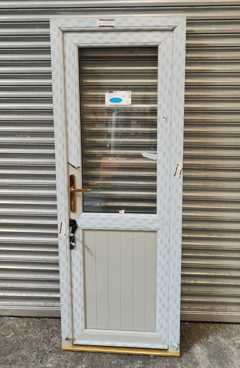 uPVC Door - Agate Grey - 770 x 2090mm - Image 1