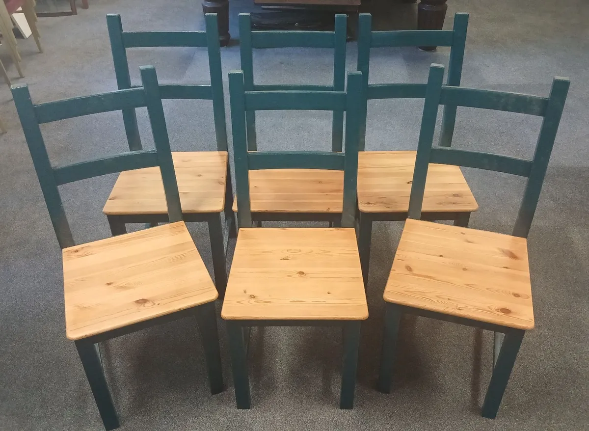 6 kitchen chairs - Image 1