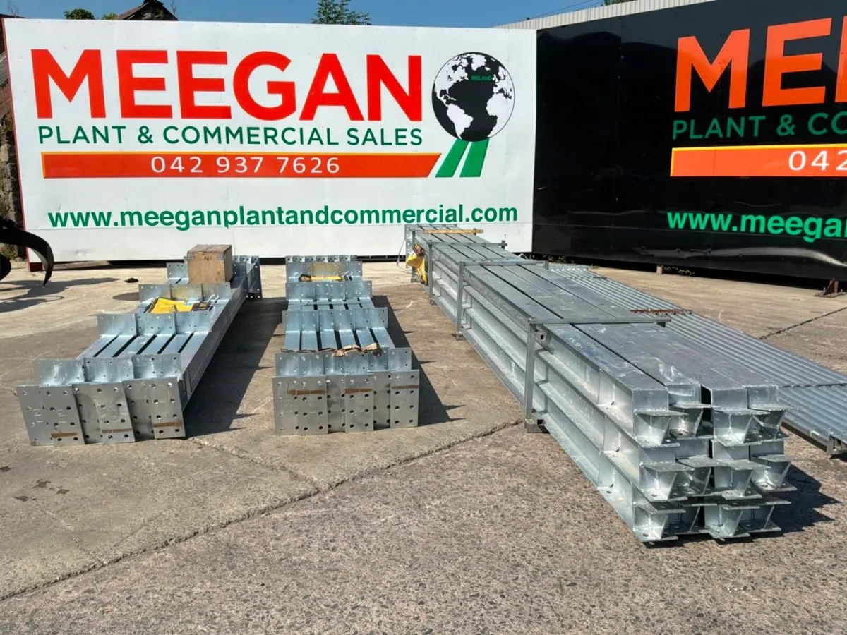 New 100ft x 30ft x 28ft galvanised portal frame sh - Image 4