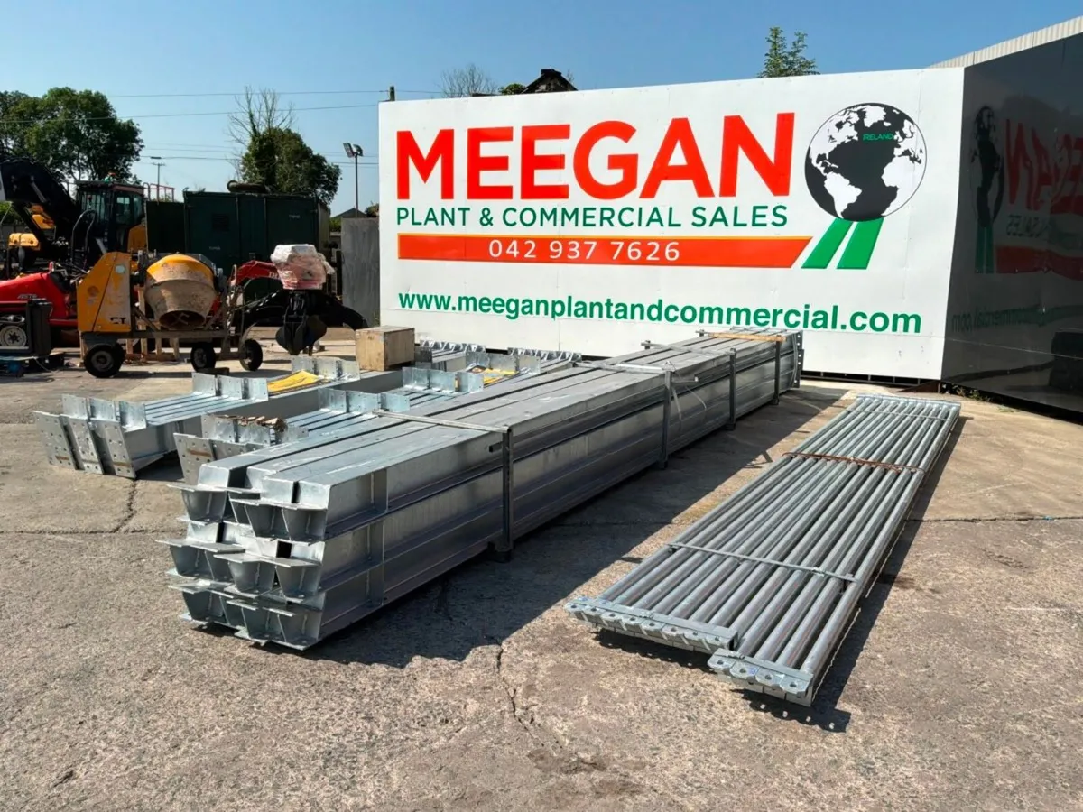 New 100ft x 30ft x 28ft galvanised portal frame sh - Image 2