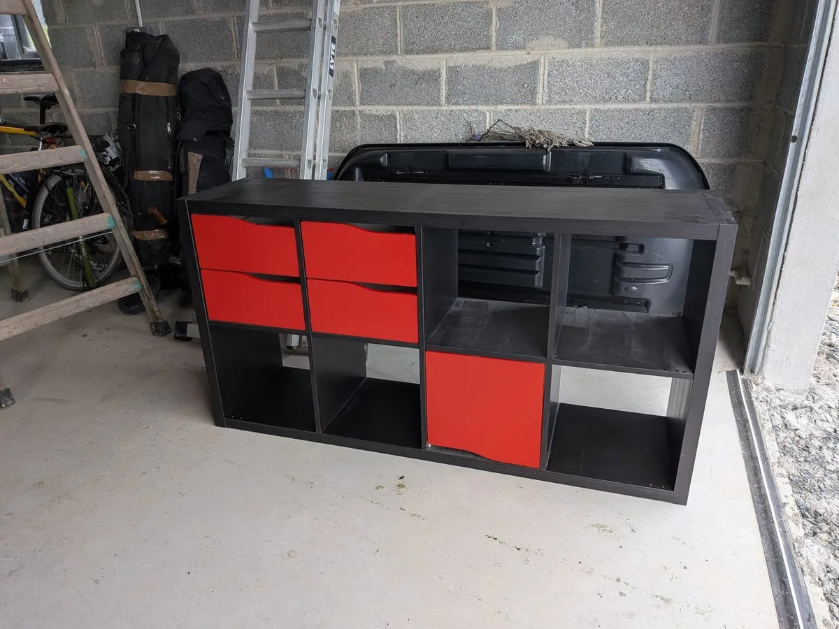 Ikea storage unit black - Image 1