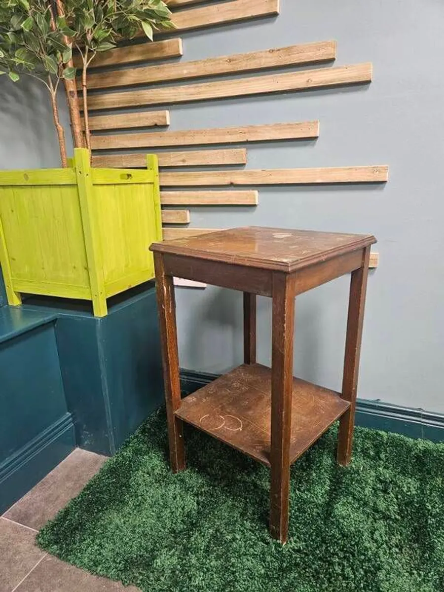 Three D Sq. - Up-Cycled Modern Geometric Side Table - Image 4