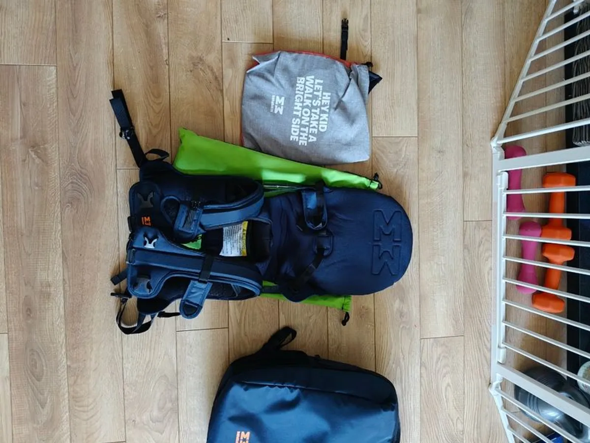 MiniMeis Shoulder Carrier comes with sunshade & backpack - Image 2