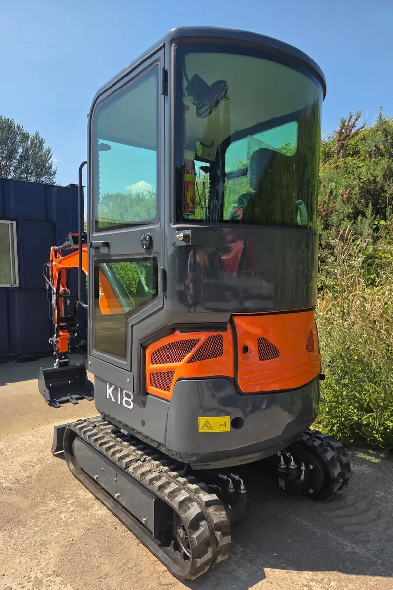 NEW 2026 KGX K18 Mini Digger Excavator Kubota 3cyl - Image 3