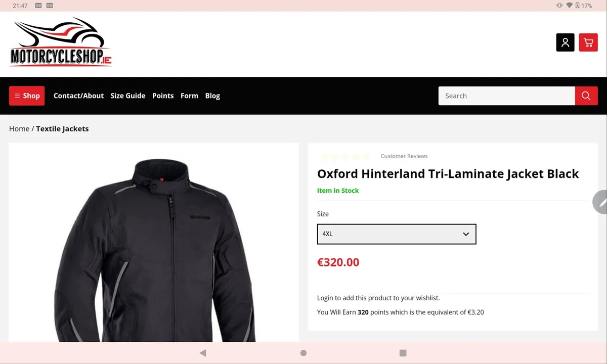 Motorcycle Jacket - Image 1