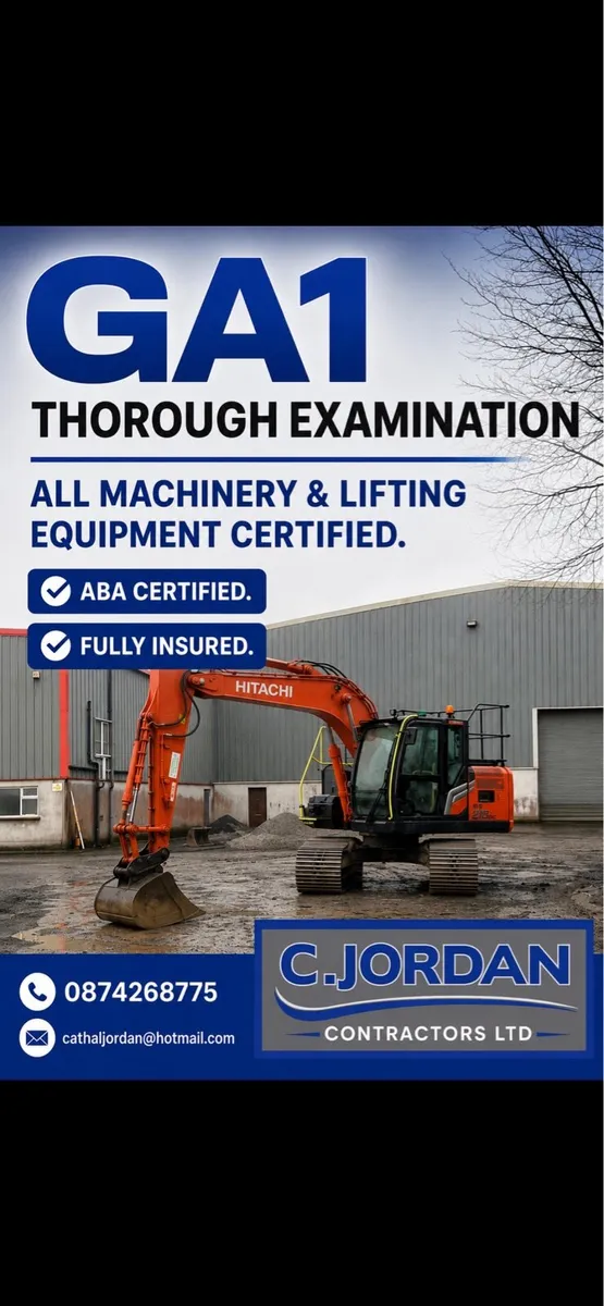 GA1 Machinery & Lifting Equipment Examination - Image 1