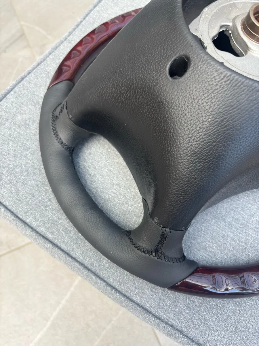 W210 wood stering wheel - Image 3