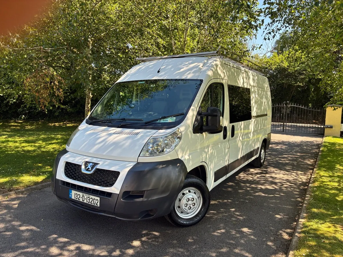 PEUGEOT BOXER 2013 CREWCAB LWB NEW CVRT - Image 1