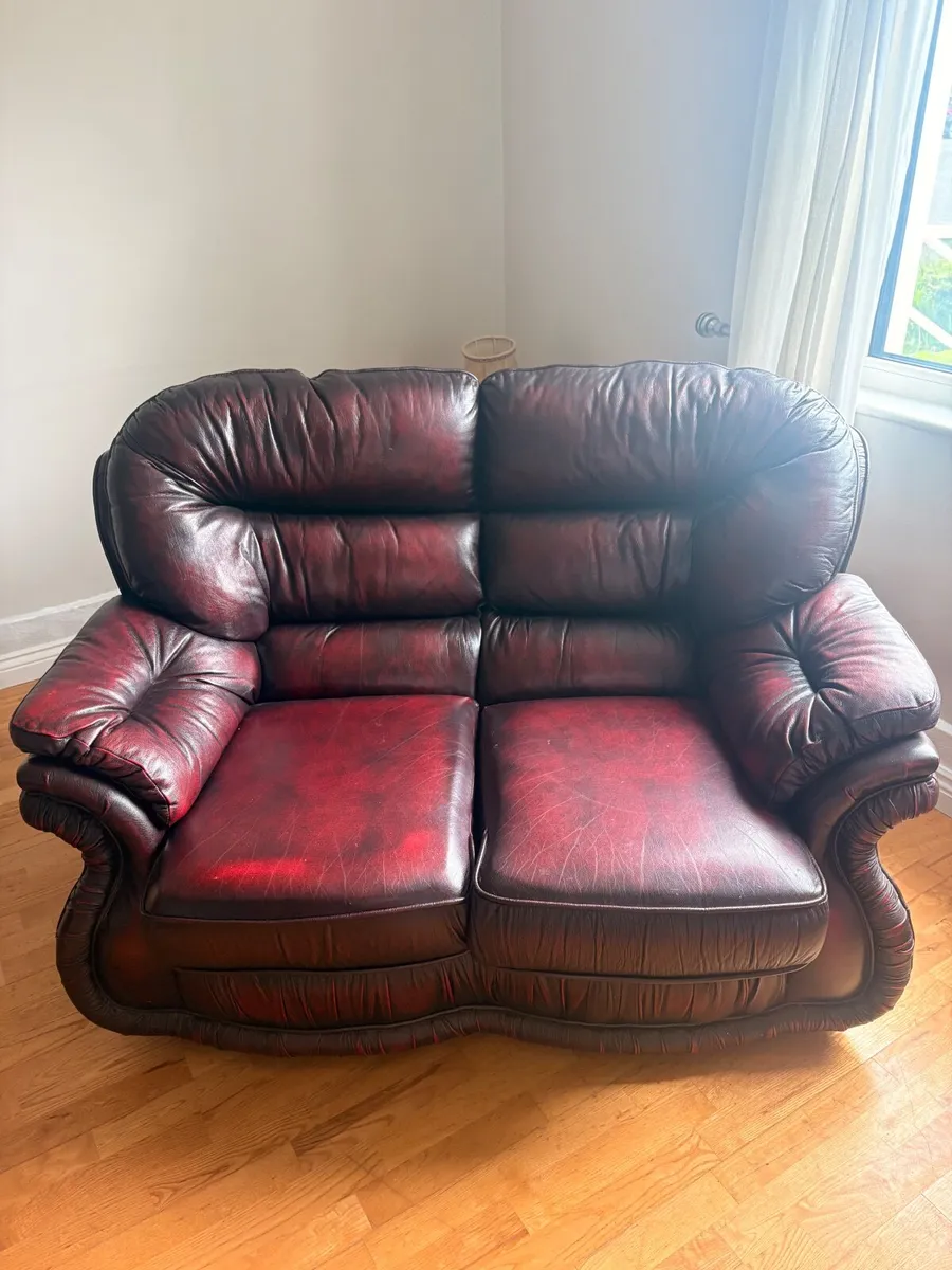 Genuine Leather 3 & 2 Seater Sofa/Couches - Image 3