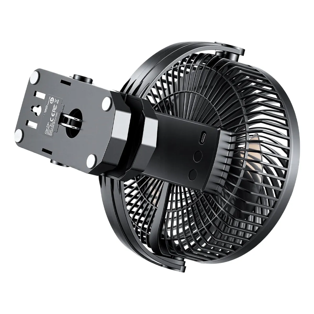 Portable Clip Fan, Rechargeable Clip On Fan - Image 3