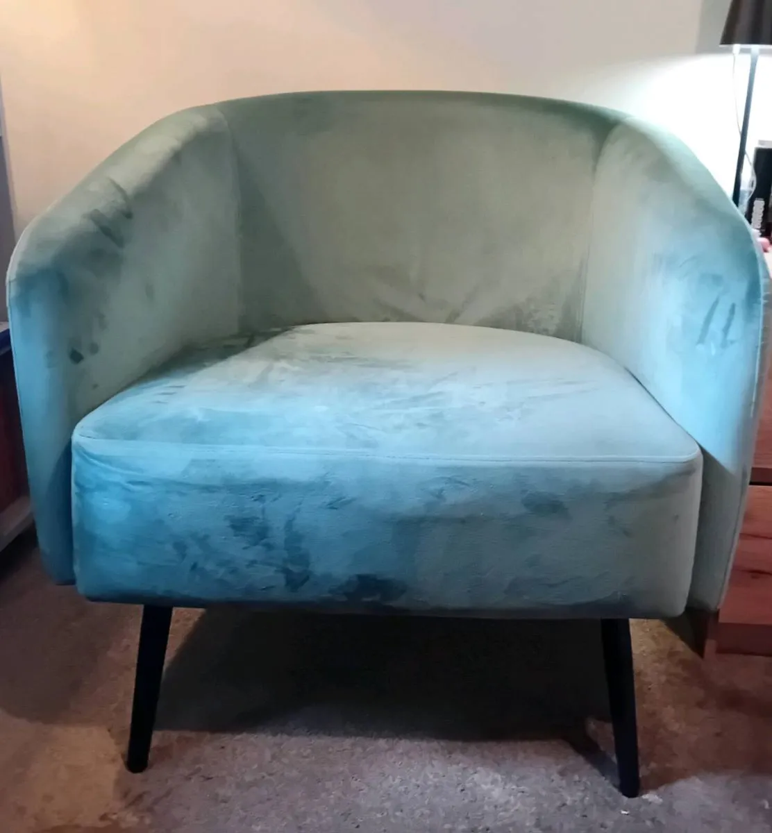 Blush Velvet Occasional Chair - Image 3