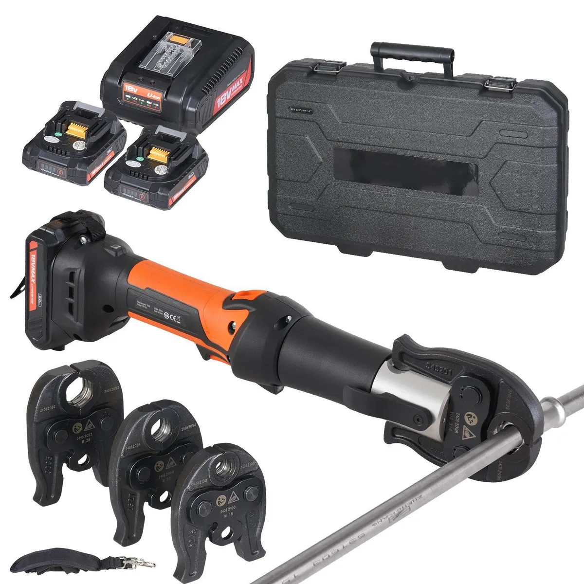 Press Tool and Battery Kit, Press Tool, Electric - Image 1