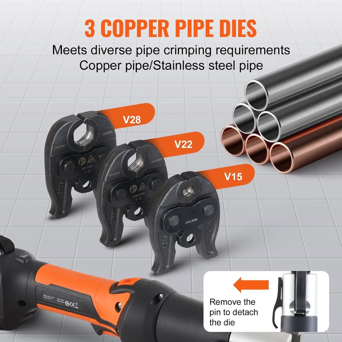 Press Tool and Battery Kit, Press Tool, Electric - Image 4