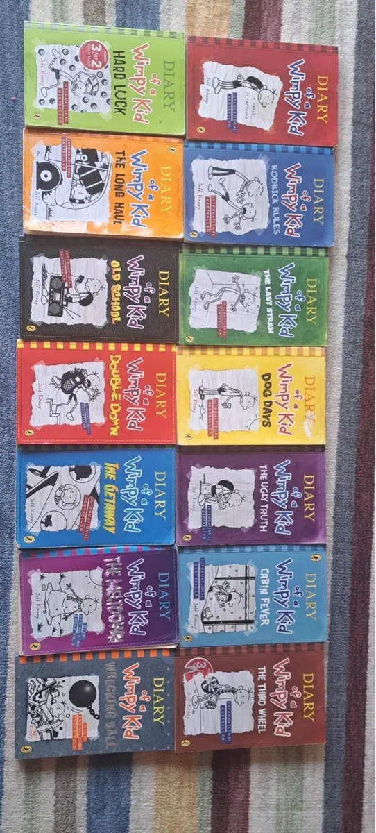 Diary of a wimpy kid books 1-14 - Image 1