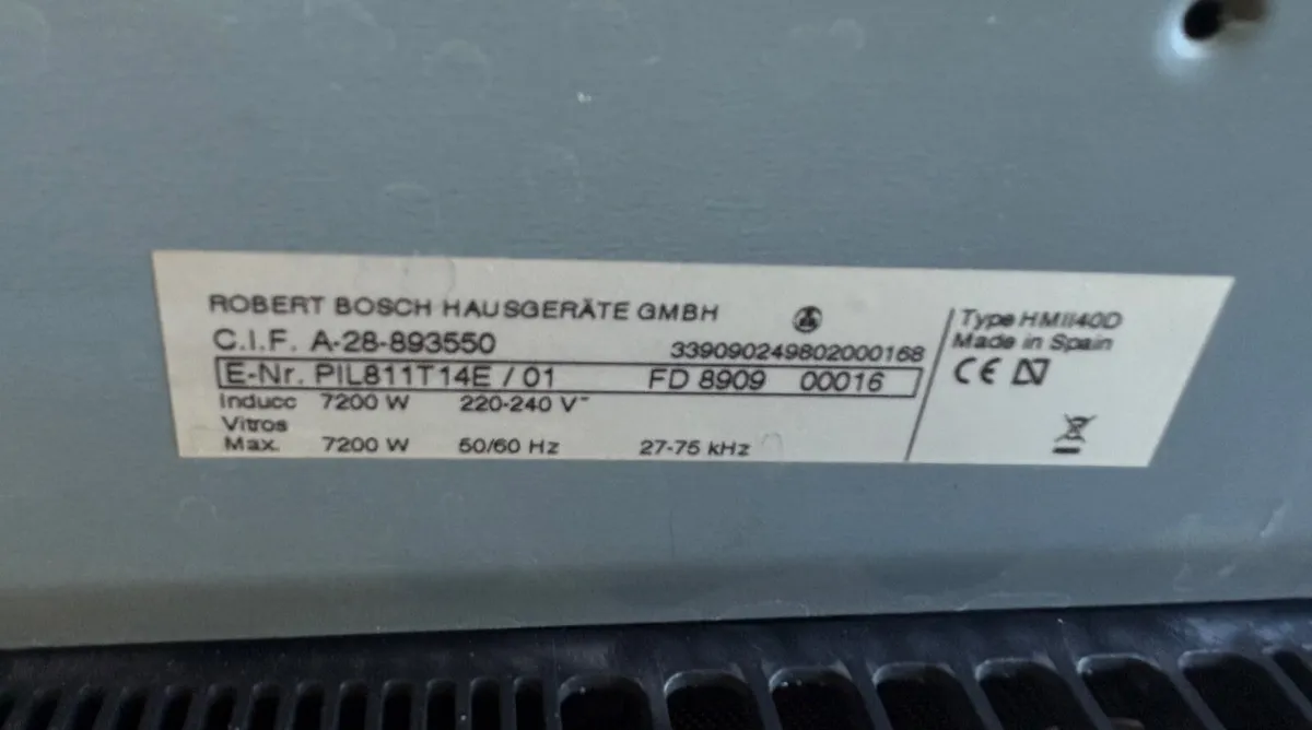 Bosch induction cooker hob - Image 2