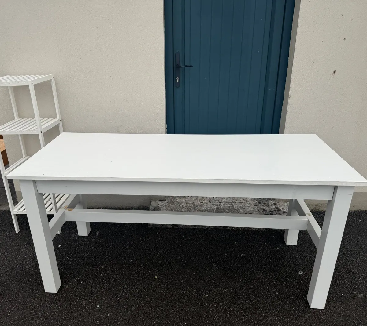 Large desk with book stand , will sell f 75 euro