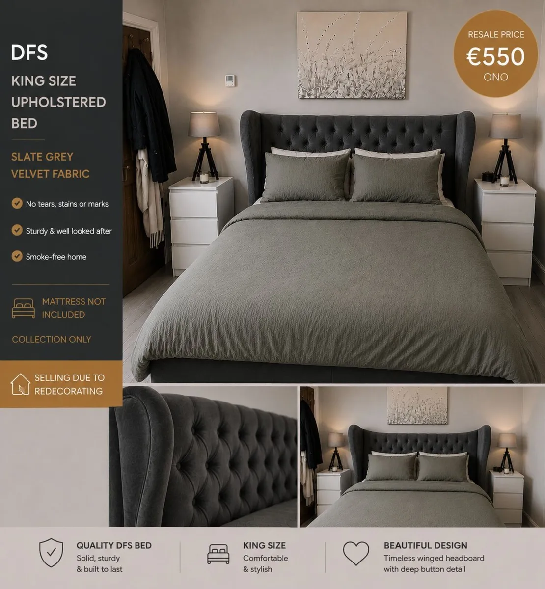 King size bed