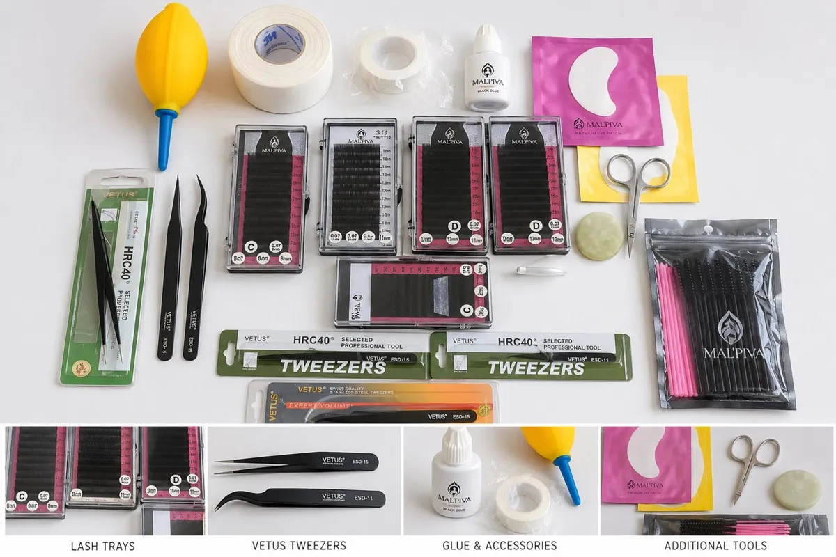 Lash extensions full kit lvl glue New