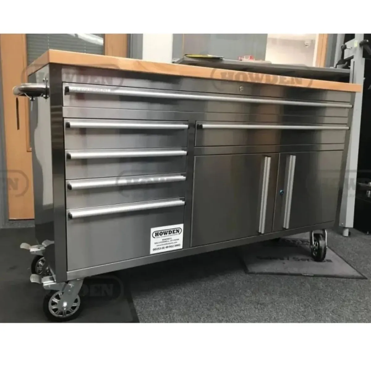 Stainless Steel 60" Tool Chest Rolling Workbench C - Image 3