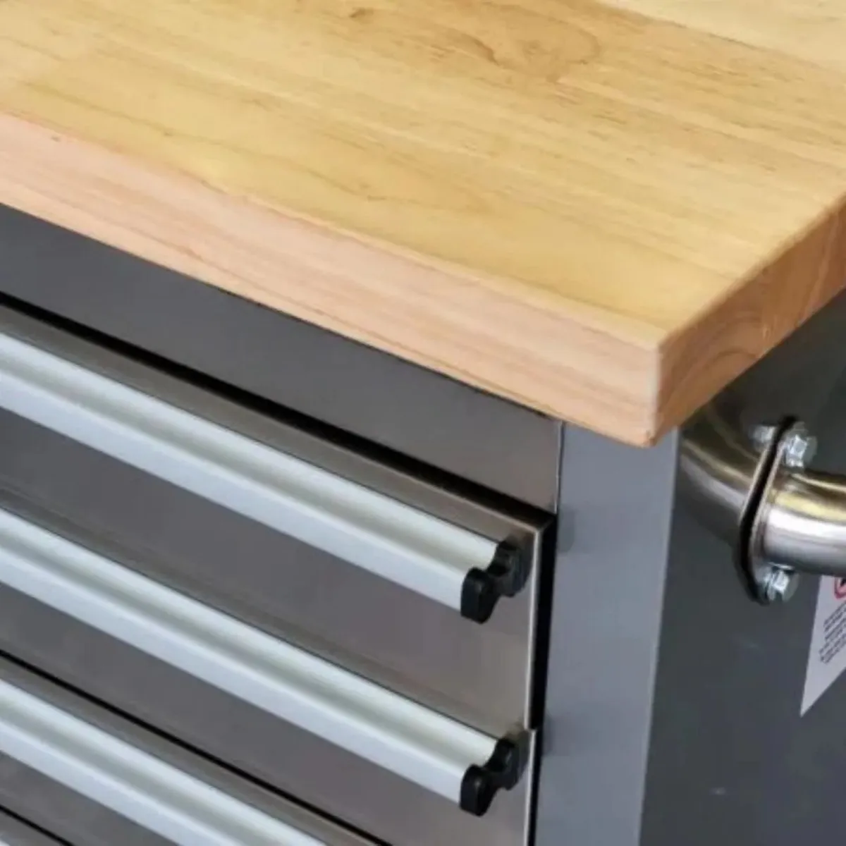 72" Stainless Steel Toolchest Workbench - 15 Drw - Image 3