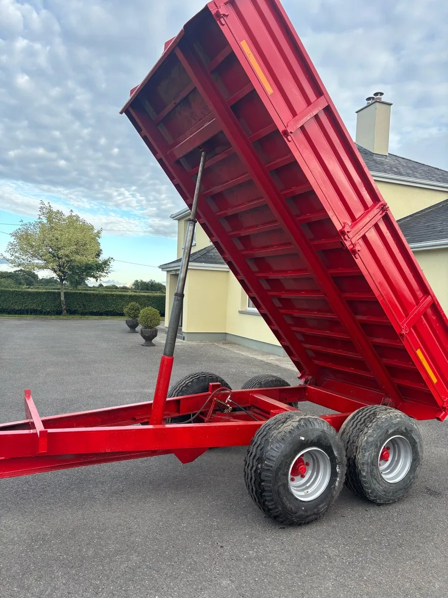 Woods steel tipping trailer 13 x 7 - Image 3