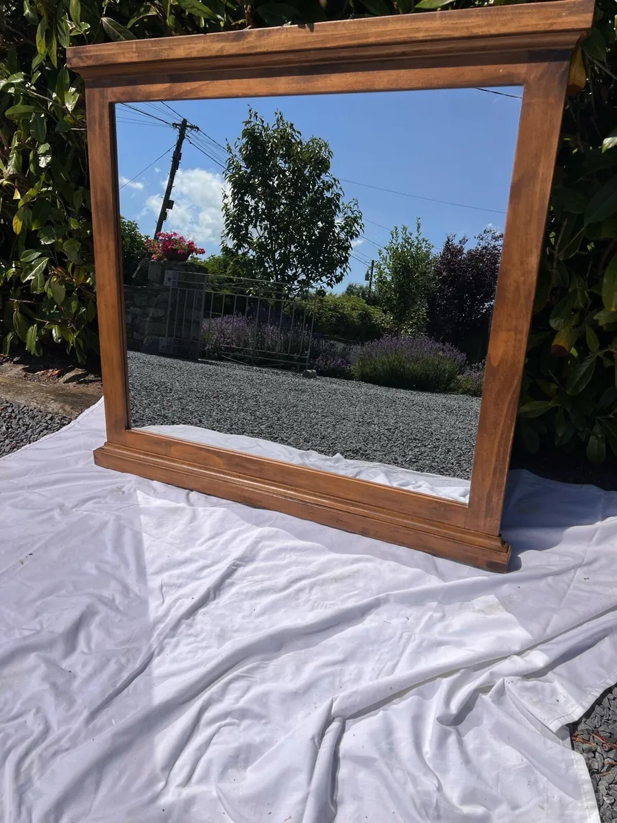 Wooden mirror - Image 1