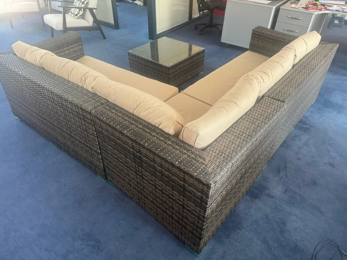 Rattan Garden Corner Sofa San Jose - Image 2