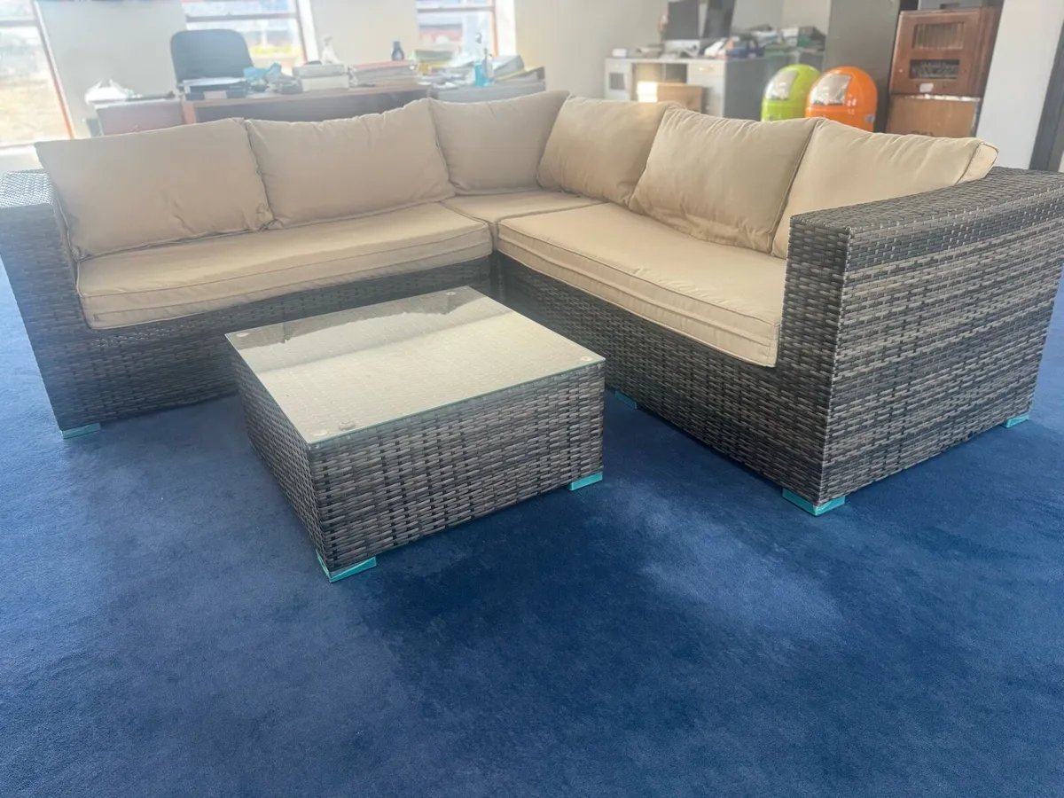 Rattan Garden Corner Sofa San Jose - Image 4