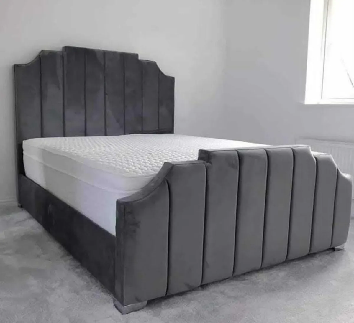Double & King Size Bed Frame With Mattress Opt - Image 4