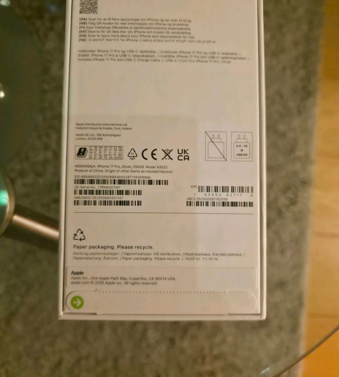 Apple Iphone 17 Pro 256GB IRISH - Image 2