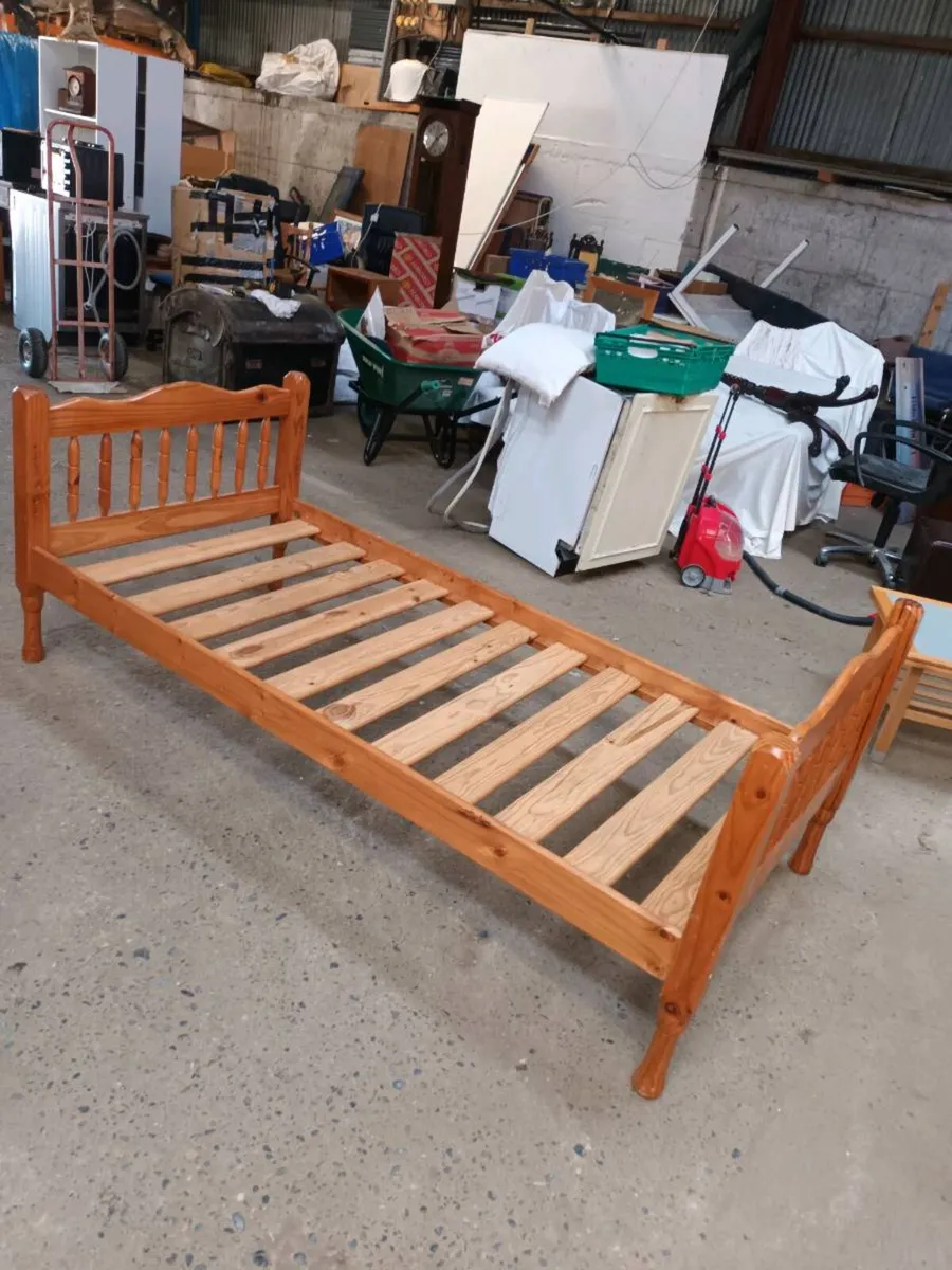 Single Pine Bed - Image 3