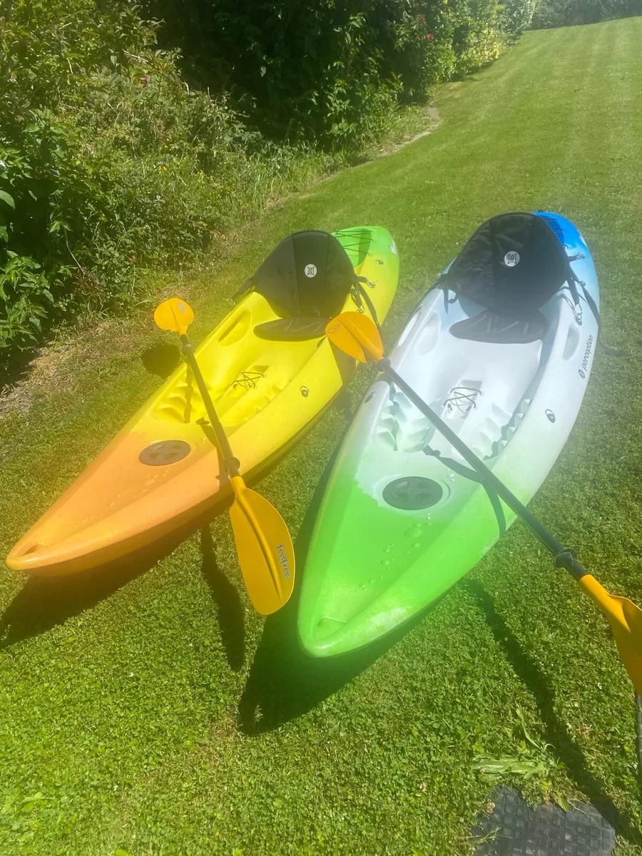 2 x PERCEPTION SCOOTER sit on top kayaks - Image 2