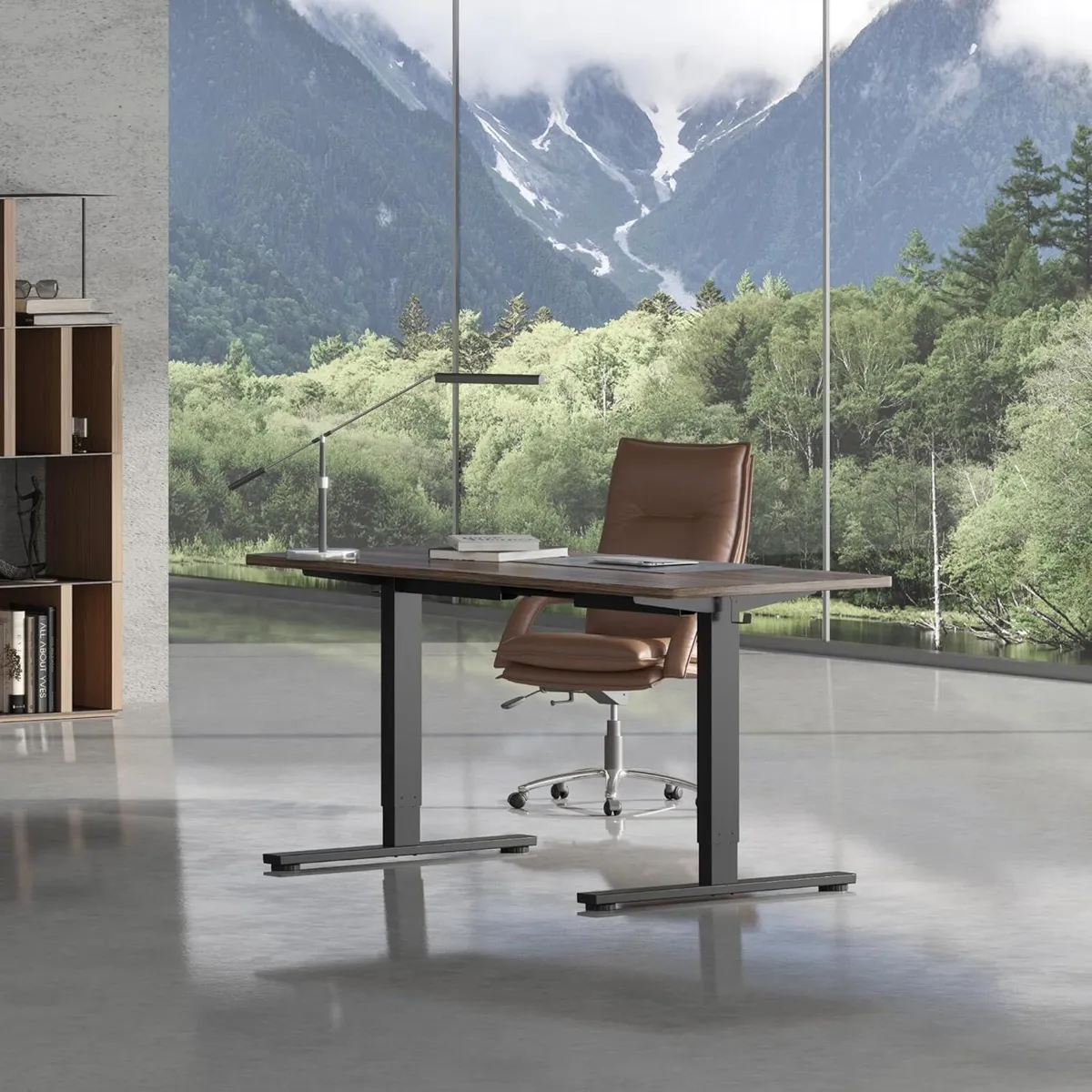 Cylinee Electric Standing Desk Frame with Round - Image 2