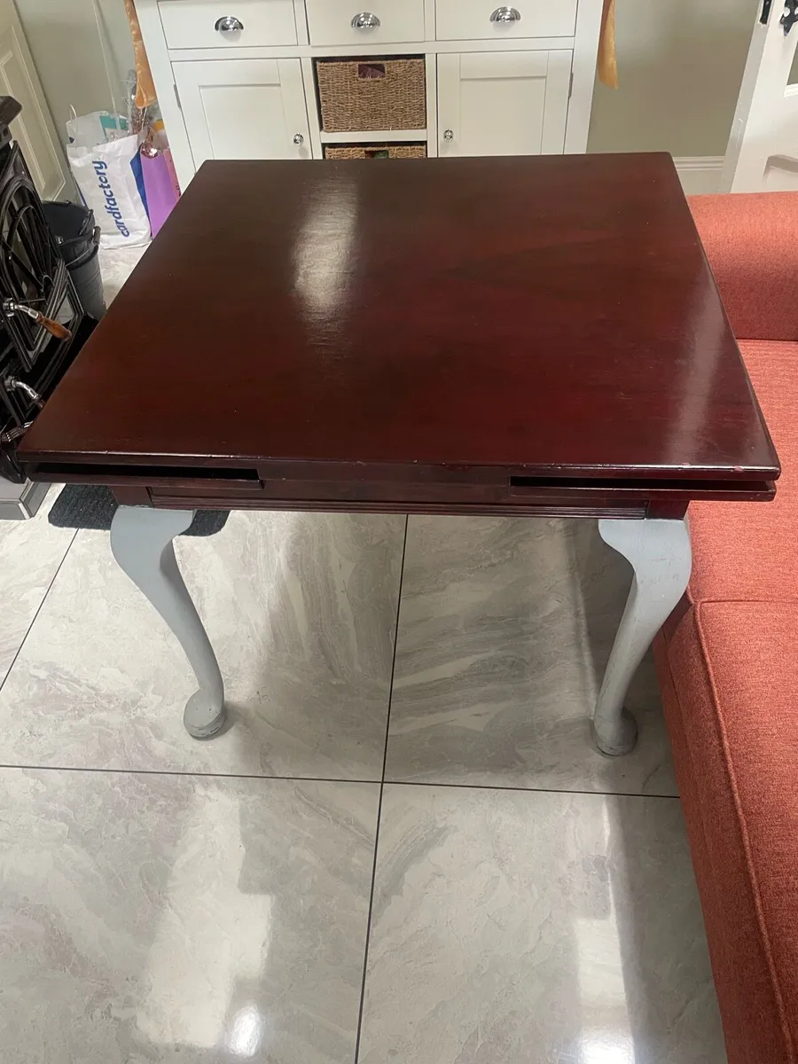 Antique 1950s table - Image 4