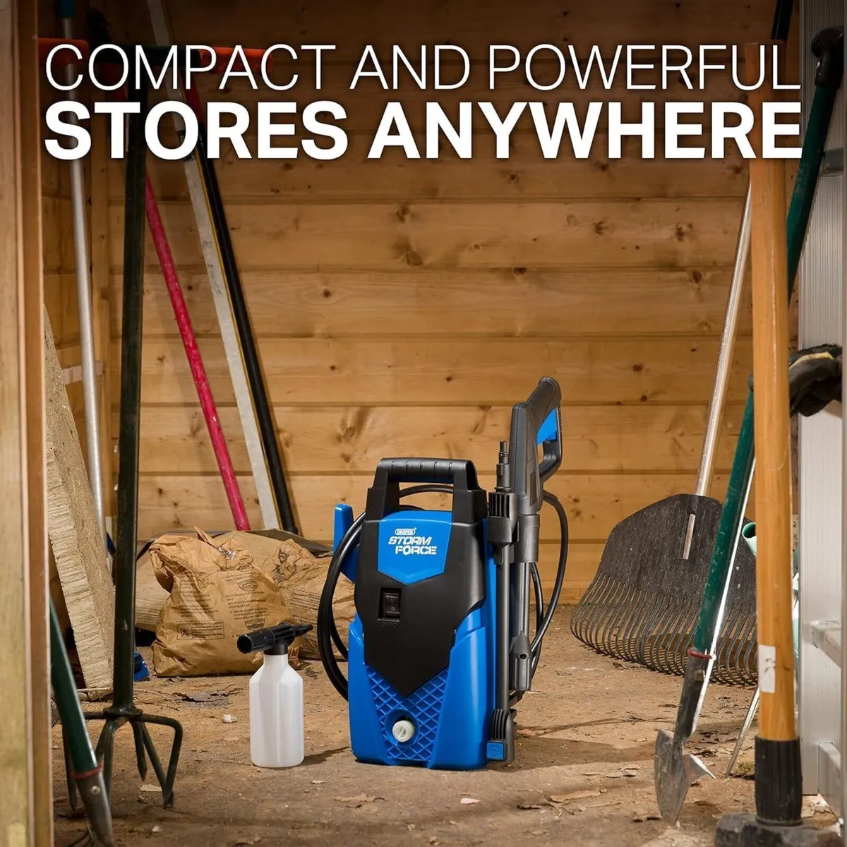 Draper Storm Force Pressure Washer 105bar 1400W - Image 4