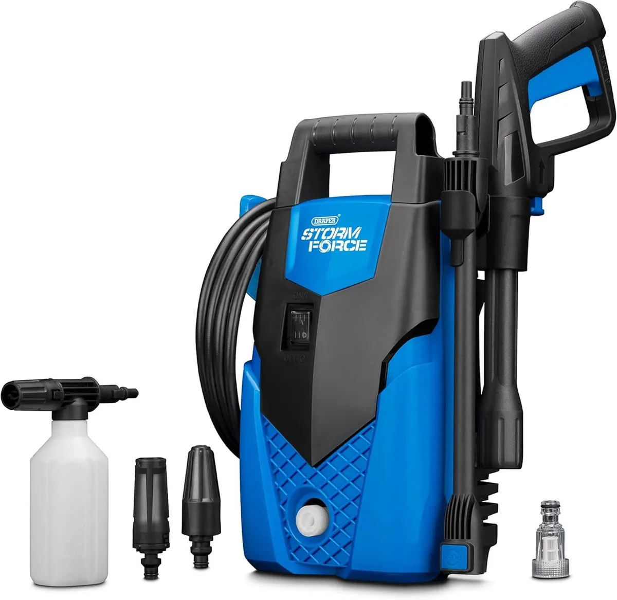 Draper Storm Force Pressure Washer 105bar 1400W - Image 1