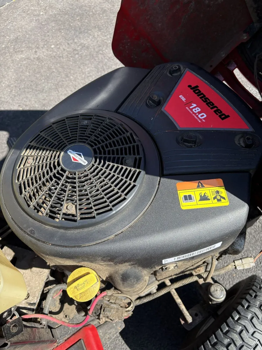 2008 Jonsered 42” Ride-On Mower – 18HP V-Twin - Image 2